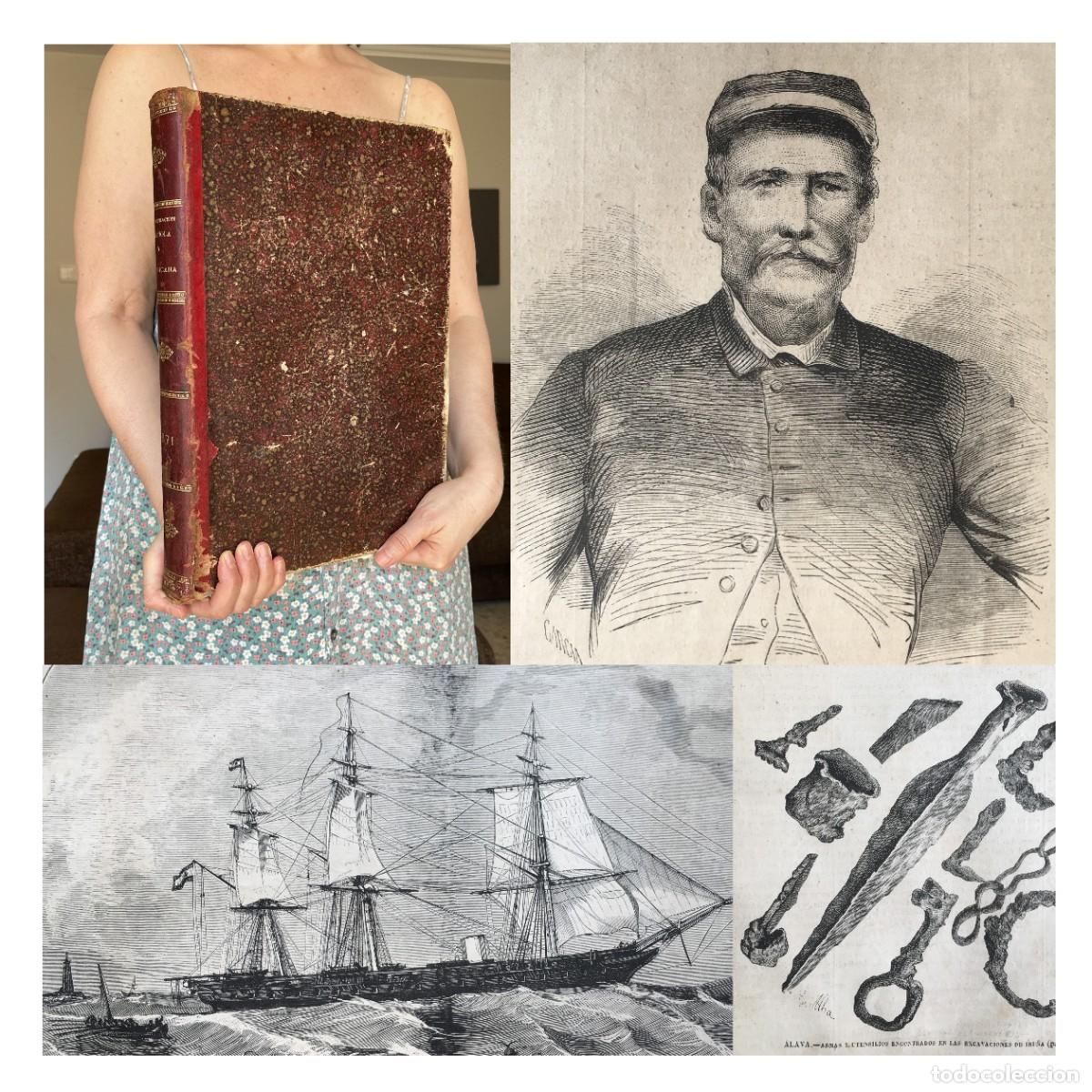 Libros antiguos: A&Ntilde;O 1871 - GUERRA DE CUBA - VIZCAYA - OBRA MAGNA - LA ILUSTRACION ESPA&Ntilde;OLA Y AMERICANA - Markina