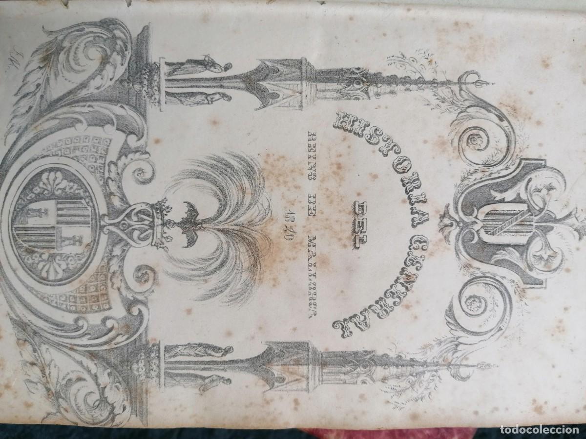 Libros antiguos: Historia de Mallorca - Foto 3