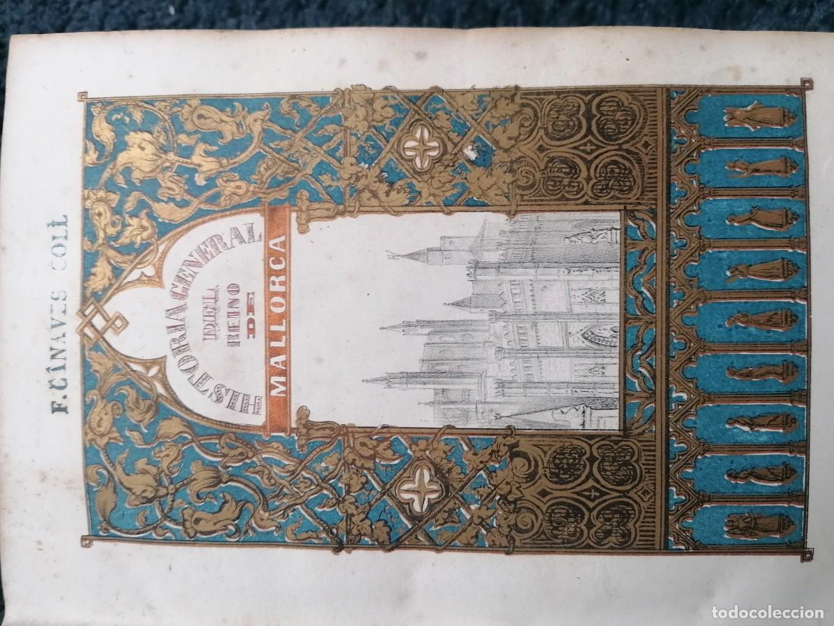 Libros antiguos: Historia de Mallorca - Foto 5