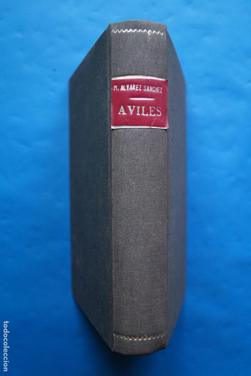 Libros antiguos: AVIL&Eacute;S. LEYENDAS, APUNTES, ANECDOTAS. MANUEL ALVAREZ SANCHEZ, 1937