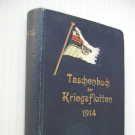 Taschenbuch der Kriegsflotten 1914 Libro de identificación de las Armadas usado U-boot Kriegsmarine