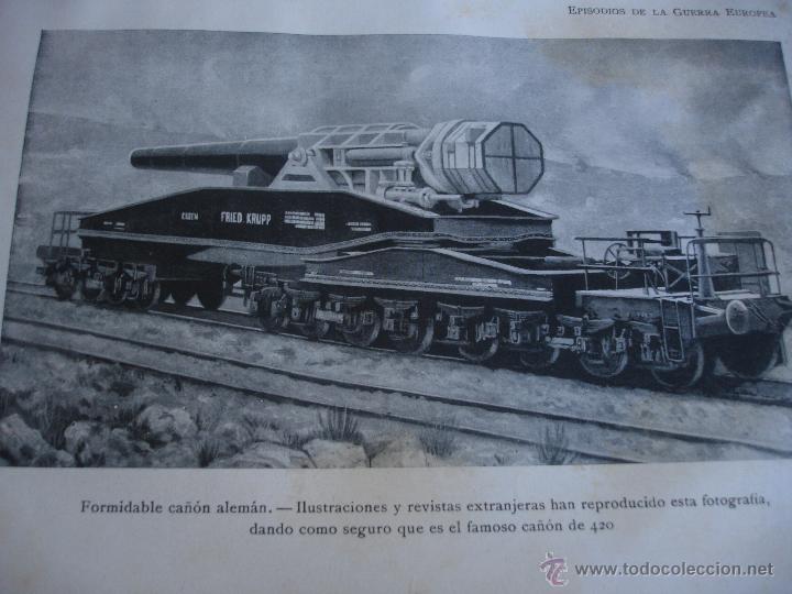 Libros antiguos: Episodios de la Guerra Europea - Foto 12