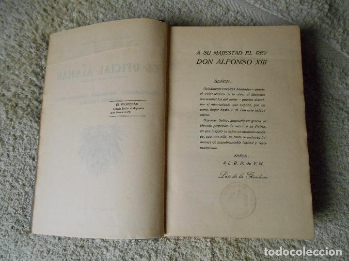 Libros antiguos: &ldquo;EL OFICIAL ALEM&Aacute;N de la escala activa y de reserva&rdquo; - Foto 3