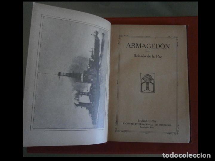 Libros antiguos: Armagedon y el reinado de la paz - Foto 2