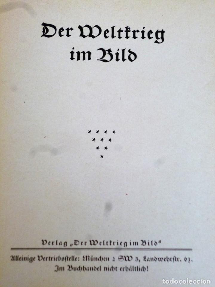 Libros antiguos: DER WELTKRIEG IM BILD - Foto 2