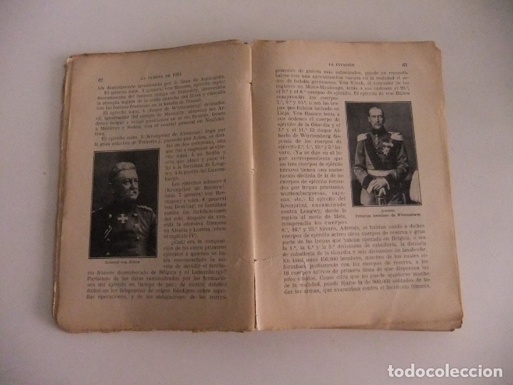 Libros antiguos: la guerra de 1914,la invasion. - Foto 3