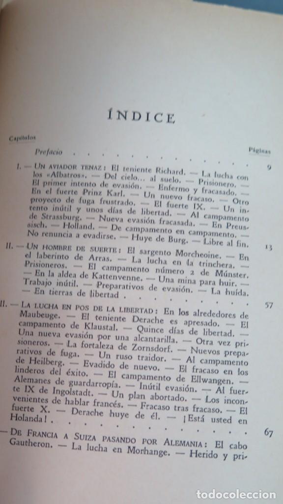 Libros antiguos: EVADIDOS. TENIENTE CORONEL REBOUL - Foto 3