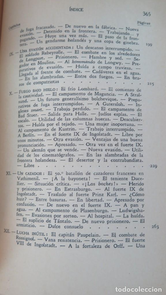 Libros antiguos: EVADIDOS. TENIENTE CORONEL REBOUL - Foto 5