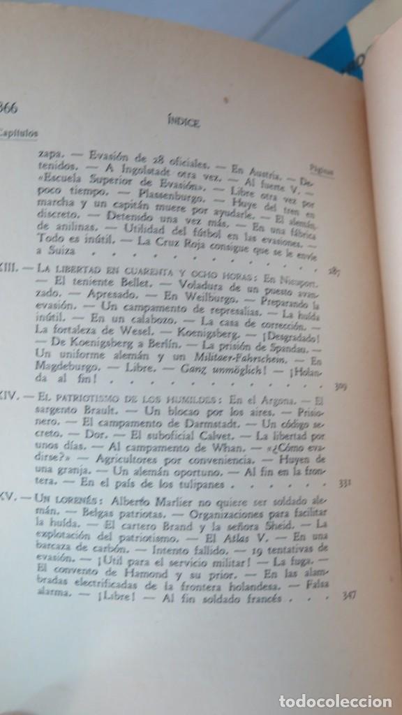 Libros antiguos: EVADIDOS. TENIENTE CORONEL REBOUL - Foto 6