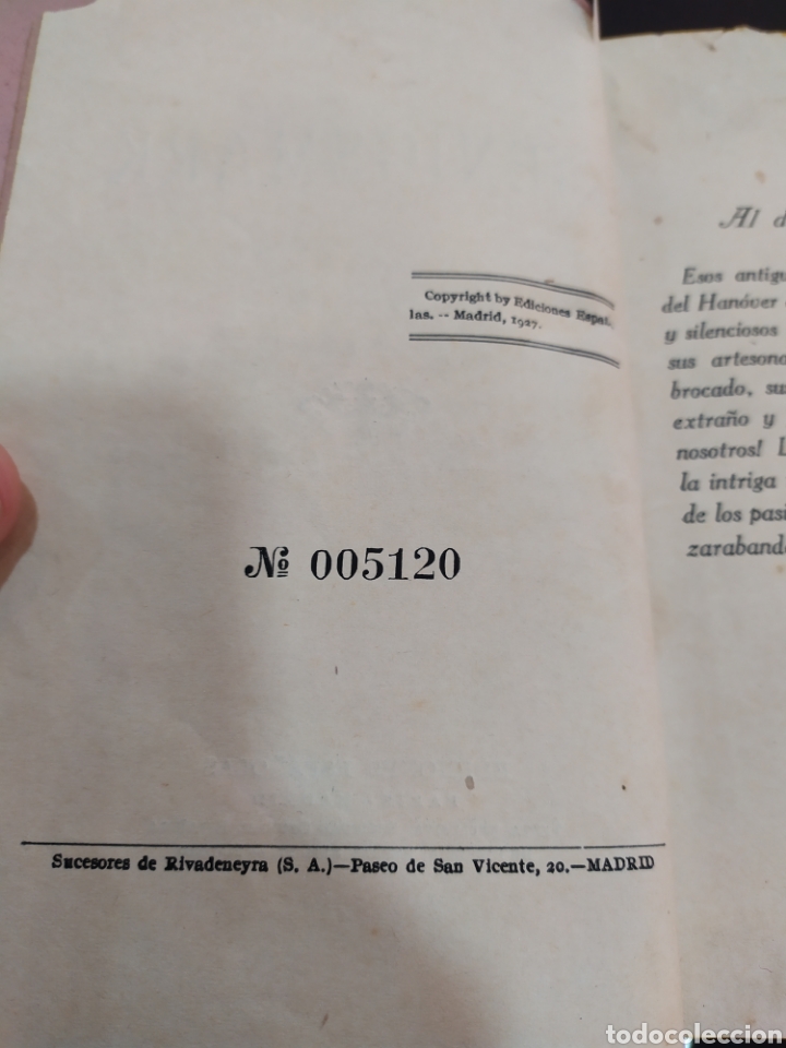 Libros antiguos: Koenigsmark. Pedro Benoit. 1927 - Foto 7