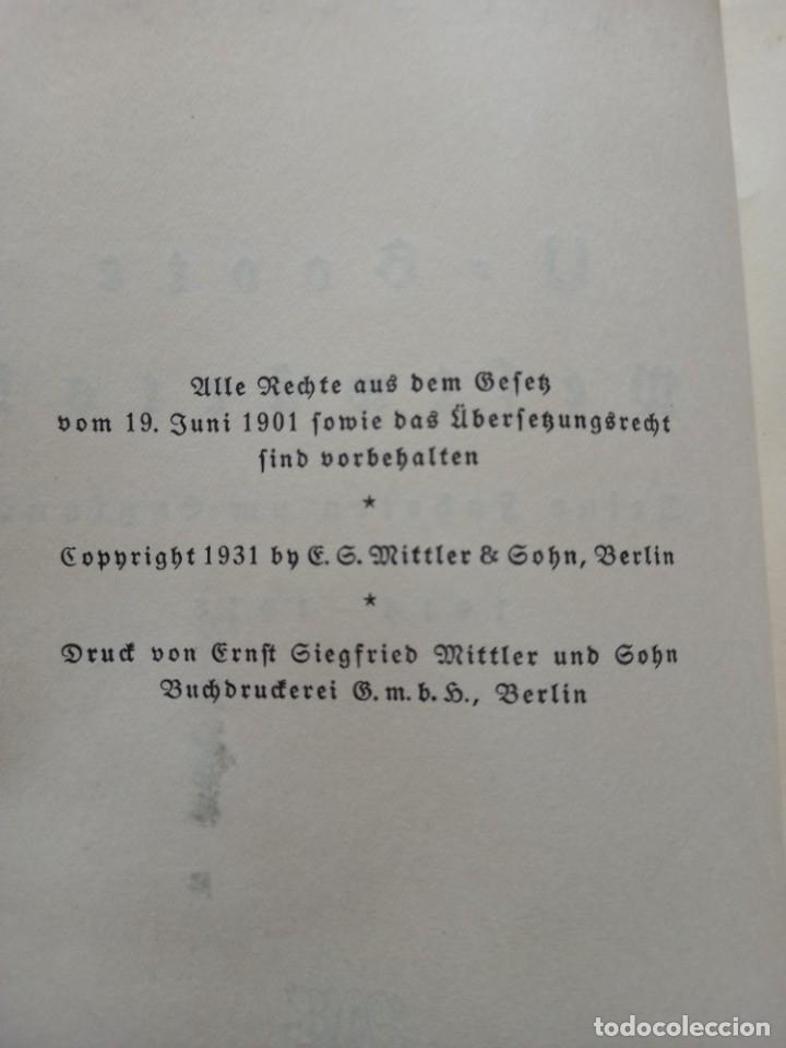 Libros antiguos: Ernest Hashagen / U-boote Westw&auml;rts! - Berl&iacute;n 1931 - Foto 4