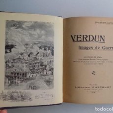 Libros antiguos: LIBRERIA GHOTICA. JOHN GRAND-CARTERET. VERDUN.IMAGES DE GUERRE. 1916.188 GRABADOS. FOLIO.RARO