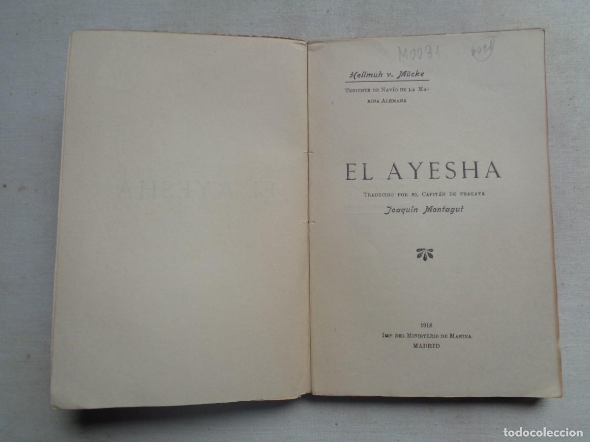 Libros antiguos: EL AYESHA.-M0081 - Foto 2