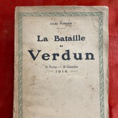 Libros antiguos: JULES POIRIER. LA BATAILLE DE VERDUN. PARIS, 1922