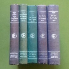 Libros antiguos: GAZIEL - 5 VOL. - DIARIO DE LA GRAN GUERRA - 1ª EDICION - RAREZA / DIFICIL - NO ACEPTAMOS OFERTAS.