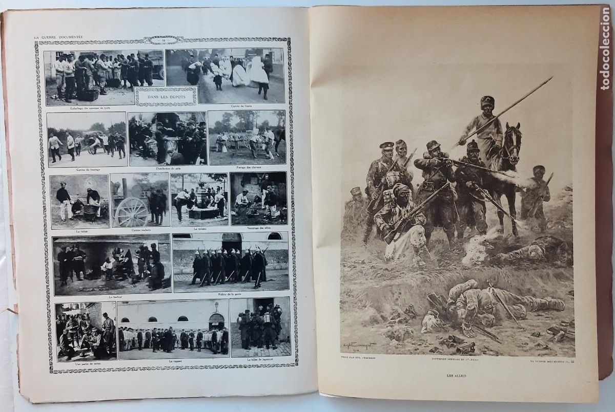 Libros antiguos: LA GUERRE DOCUMENT&Eacute;E 1914 - 1915 - Foto 5