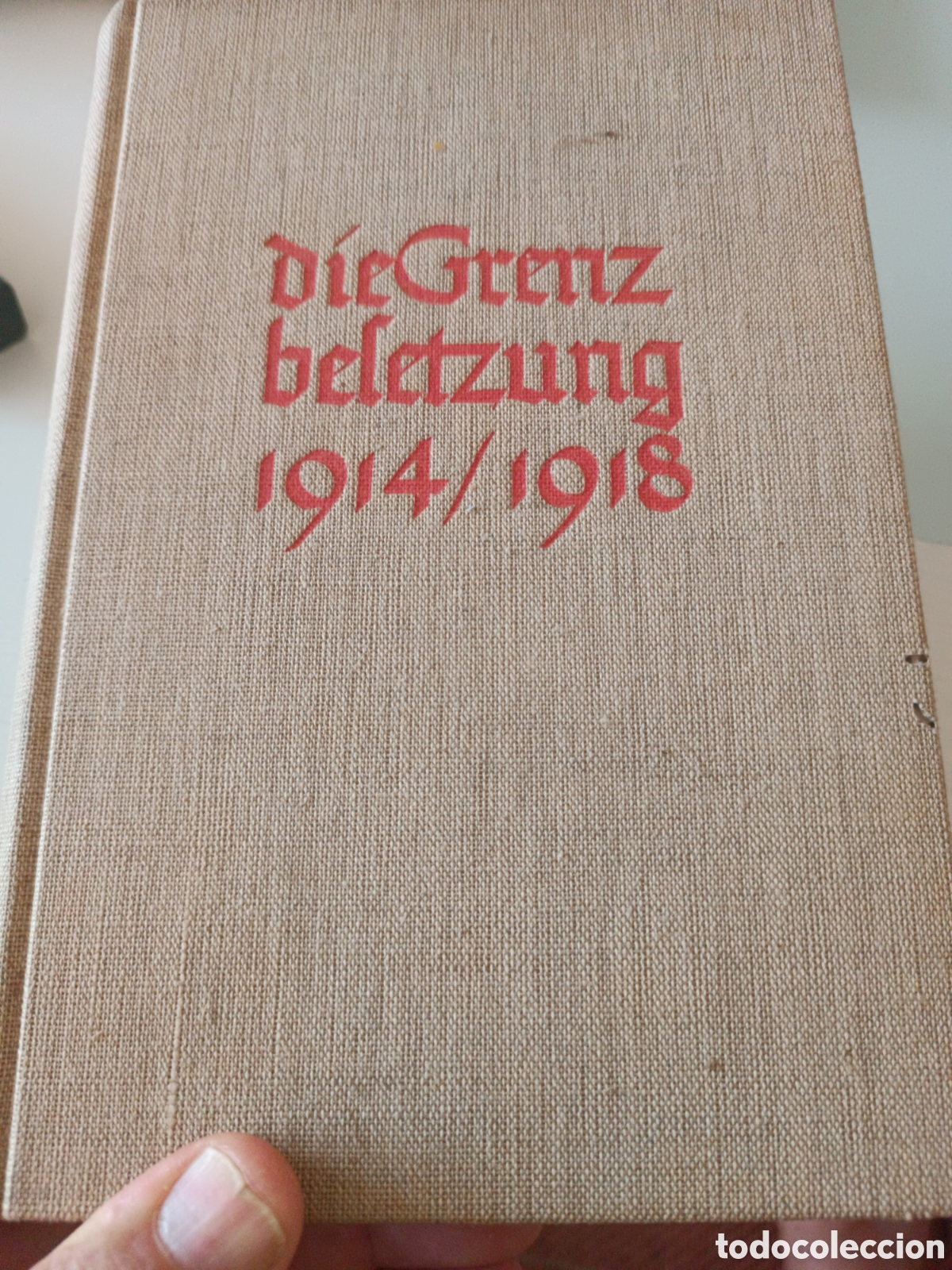 Libros antiguos: D&iacute;eGrenz beletzung 1914/1818 - Foto 1