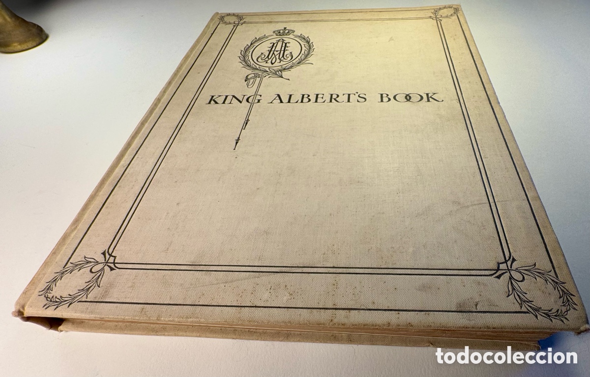 Libros antiguos: King Albert&acute;s Book. 1914 Hardback - Foto 3