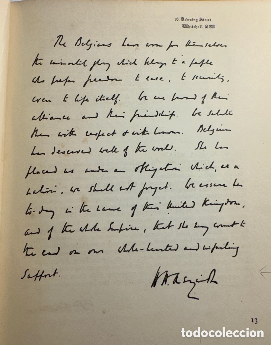 Libros antiguos: King Albert&acute;s Book. 1914 Hardback - Foto 11