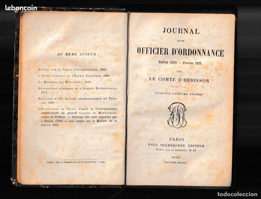Libros antiguos: MILITARIA LOT DE 6 LIVRES ANCIENS