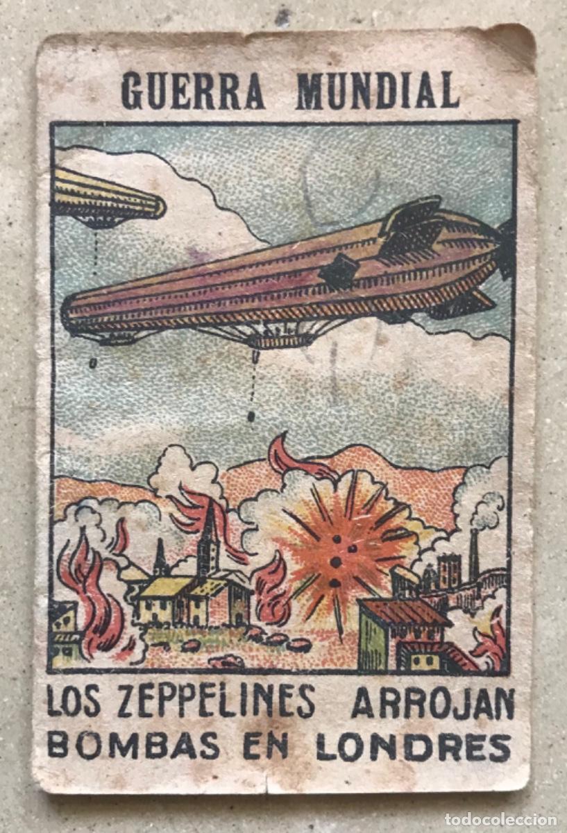 Libros antiguos: LOS ZEPPELINES ARROJAN BOMBAS SOBRE LONDRES - Chocolates JUAN PALOU Y COMP.&ordf; - PALMA DE MALLORCA