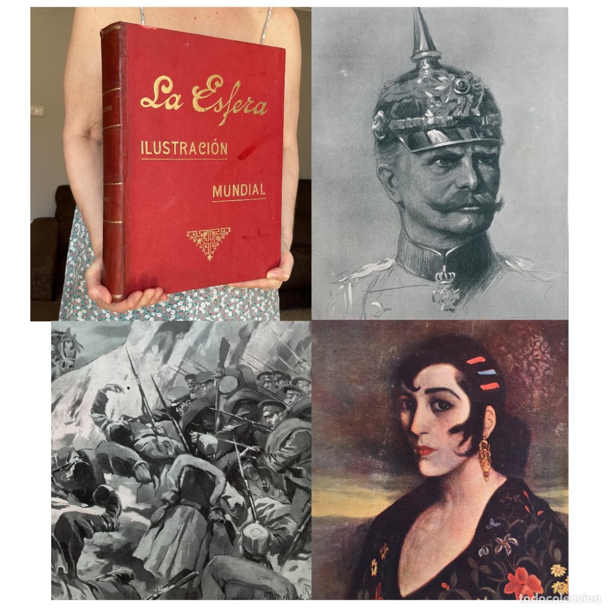 Libros antiguos: A&ntilde;o 1915 - LA ESFERA - PRIMERA GUERRA MUNDIAL - PUBLICIDAD - REVISTA - ARTE