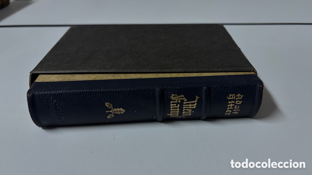 Libros antiguos: Mein Kampf (Edici&oacute;n matrimonial oficial en alem&aacute;n con estuche)