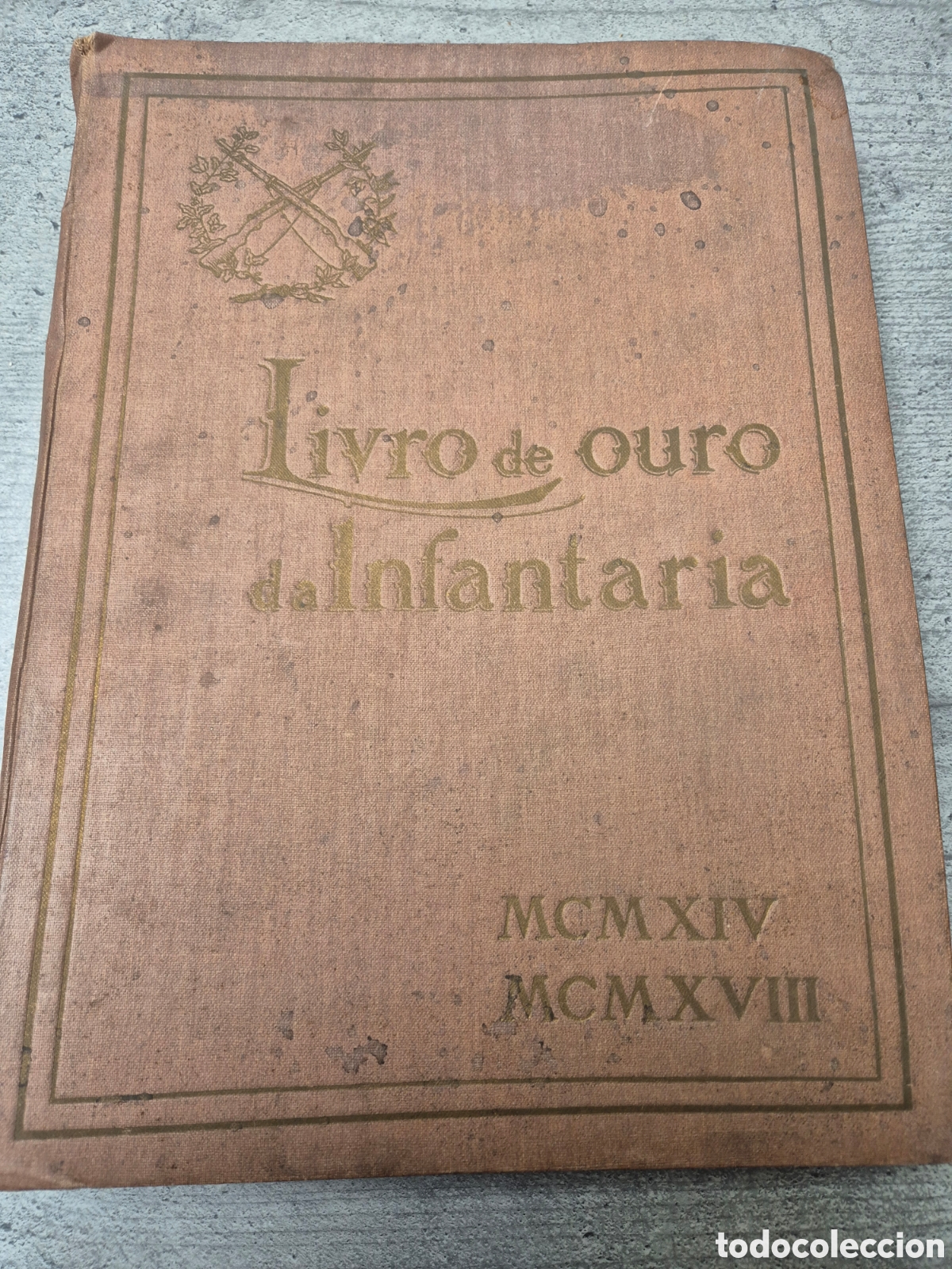Libros antiguos: Livro de Ouro da Infantaria (1914-1918) - 1922 - Edi&ccedil;&atilde;o Original