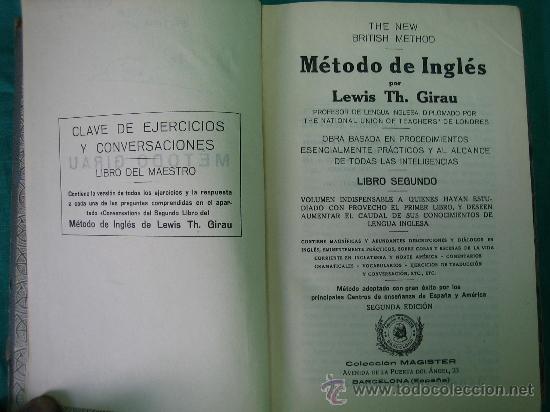 Libros antiguos: Metodo de ingles. Libro segundo 1921 - Foto 2