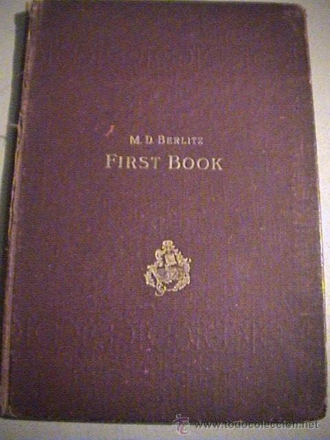 Libros antiguos: English first book berlitz 1908 - Foto 1