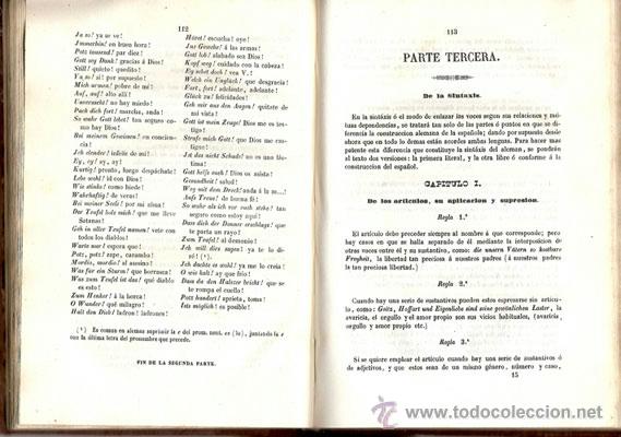 Libros antiguos: NUEVA GRAMÁTICA DE LA LENGUA ALEMANA – AÑO 1846 - Foto 4 - 41223945