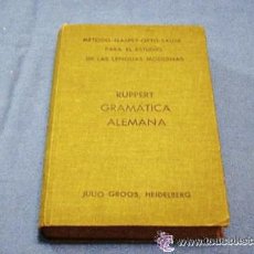 Libros antiguos: RUPPERT, GRAMATICA ALEMANA. Lote 28526949