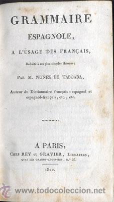 Libros antiguos: GRAMMAIRE ESPAGNOLE – Año 1822 - Foto 3 - 47165851