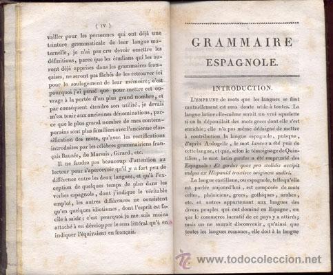 Libros antiguos: GRAMMAIRE ESPAGNOLE – Año 1822 - Foto 4 - 47165851