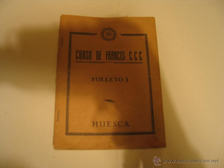 Libros antiguos: curso de frances (folleto 1) - Foto 1