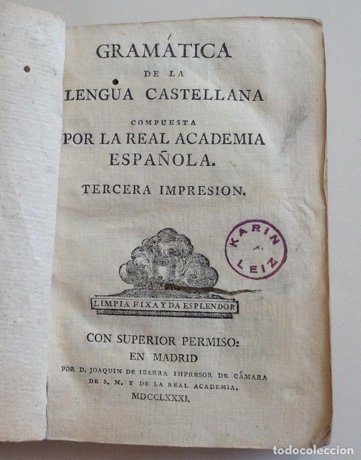 Real Academia Española: Gramática de la Lengua Española by