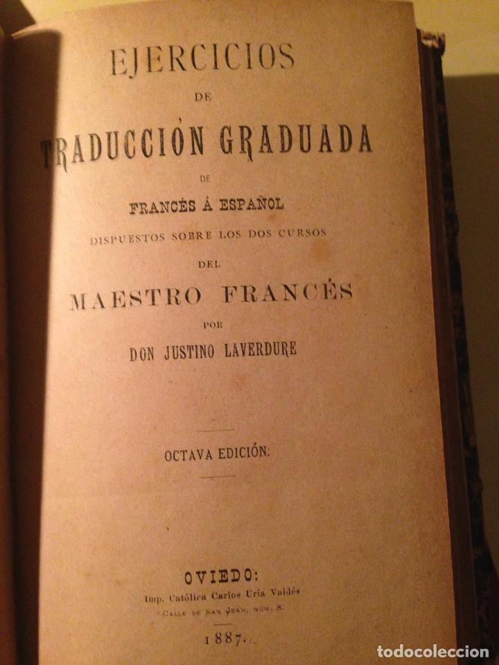 Libros antiguos: EJERCICIOS DE TRADUCCI&Oacute;N GRADUADA - Foto 3