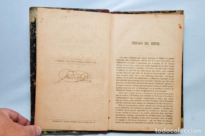 Libros antiguos: GRAM&Aacute;TICA FRANCESA &ndash; NOVISIMO CHANTREAU - Foto 3