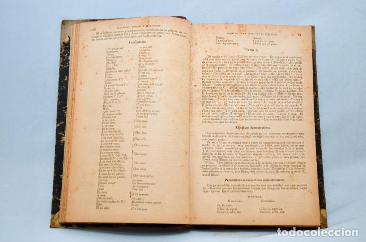 Libros antiguos: GRAM&Aacute;TICA FRANCESA &ndash; NOVISIMO CHANTREAU - Foto 4