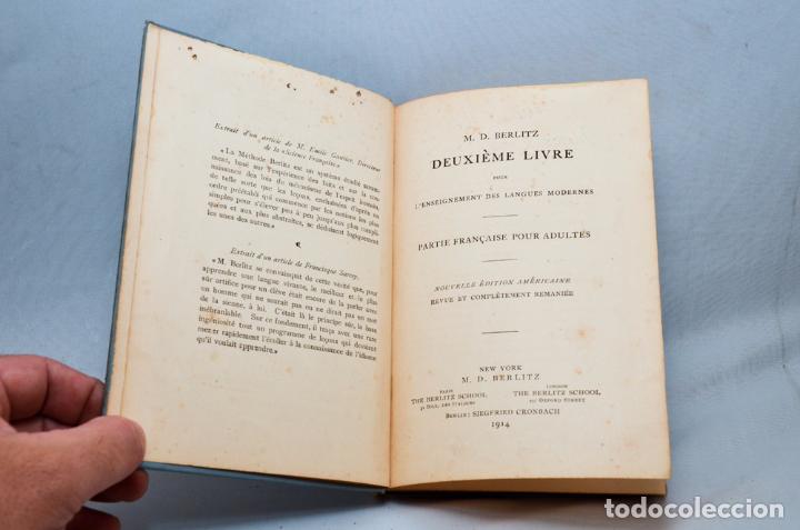 Libros antiguos: BERLITZ &ndash; DEUXI&Egrave;ME LIVRE - Foto 3