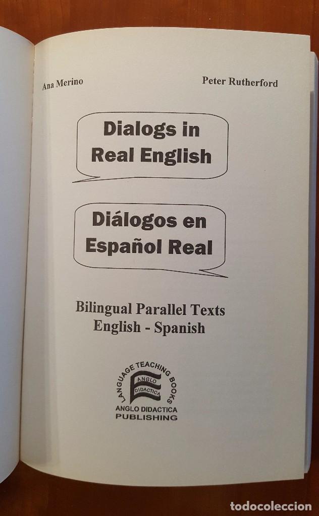 Libros antiguos: DIALOGS IN REAL ENGLISH (Incluye CD) - Foto 4