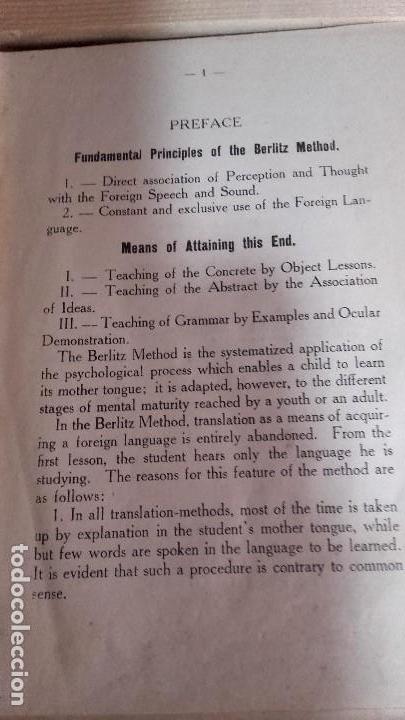 Libros antiguos: FIRST BOOK DE M.D BERLITZ - Foto 2