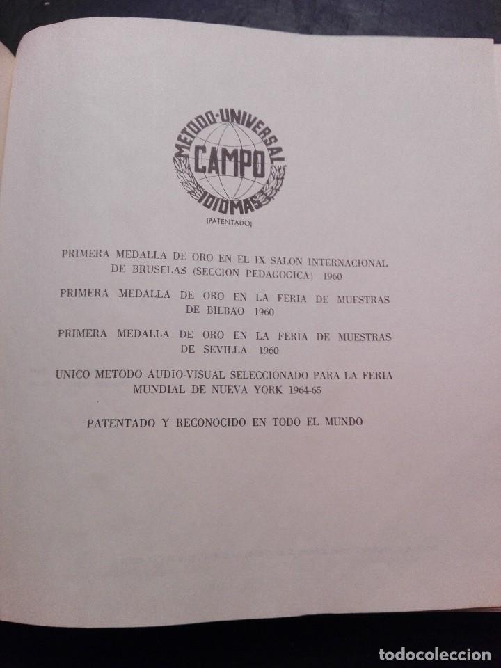 Libros antiguos: METODO DE IDIOMAS UNIVERSAL CAMPO COURS DE FRANCAIS 1965 - Foto 2 - 120771867