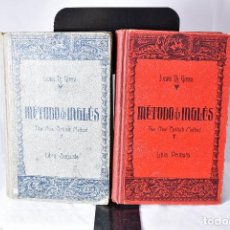 Libros antiguos: METODO DE INGLES THE NEW BRITHIS METHOD. LIBRO PRIMERO Y SEGUNDO. LEWIS TH GIRAV. 1946 MAGISTER.1948
