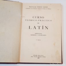 Libros antiguos: CURSO TEORICO-PRACTICO DE LATIN BARTOLOME BOCH SANSO 1932. Lote 172160137