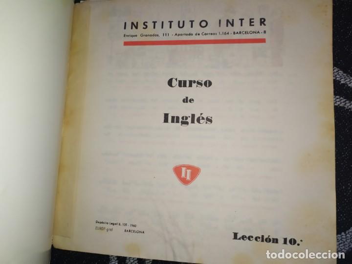 Libros antiguos: CURSO INGL&Eacute;S INSTITUTO INTER DISCOS LIBROS EJERCICIOS - Foto 22