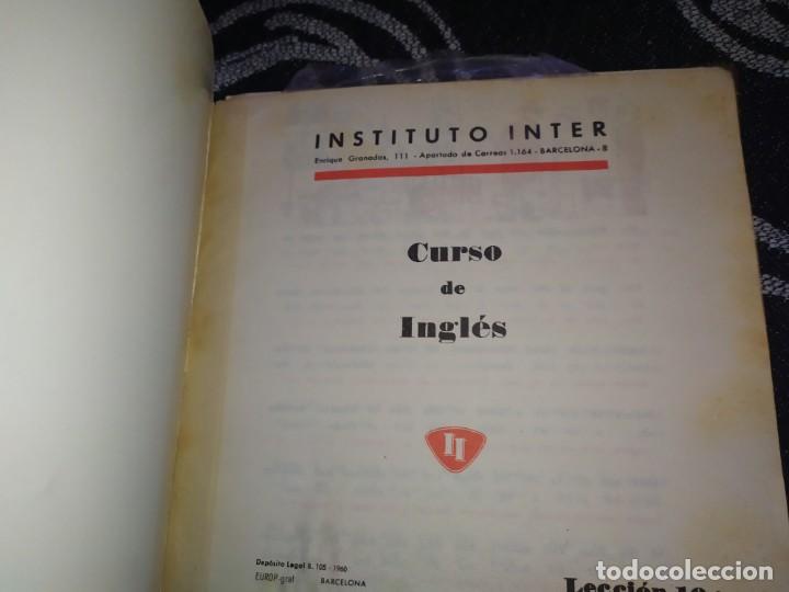 Libros antiguos: CURSO INGL&Eacute;S INSTITUTO INTER DISCOS LIBROS EJERCICIOS - Foto 24