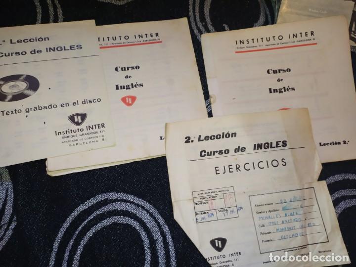 Libros antiguos: CURSO INGL&Eacute;S INSTITUTO INTER DISCOS LIBROS EJERCICIOS - Foto 39