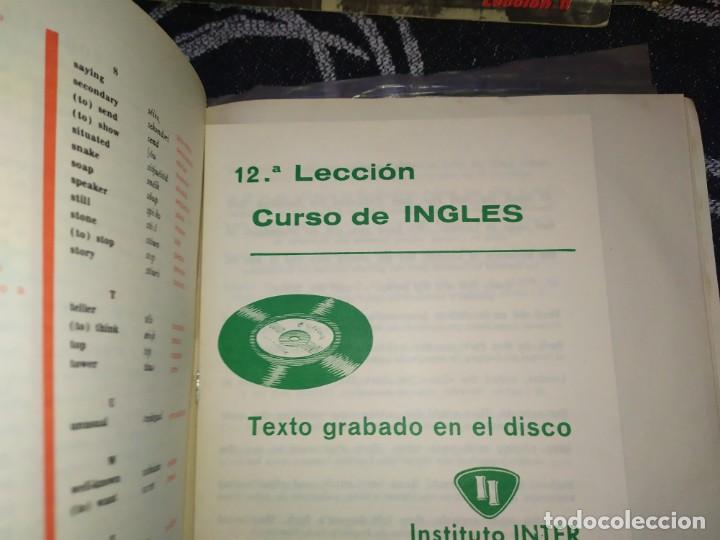 Libros antiguos: CURSO INGL&Eacute;S INSTITUTO INTER DISCOS LIBROS EJERCICIOS - Foto 44