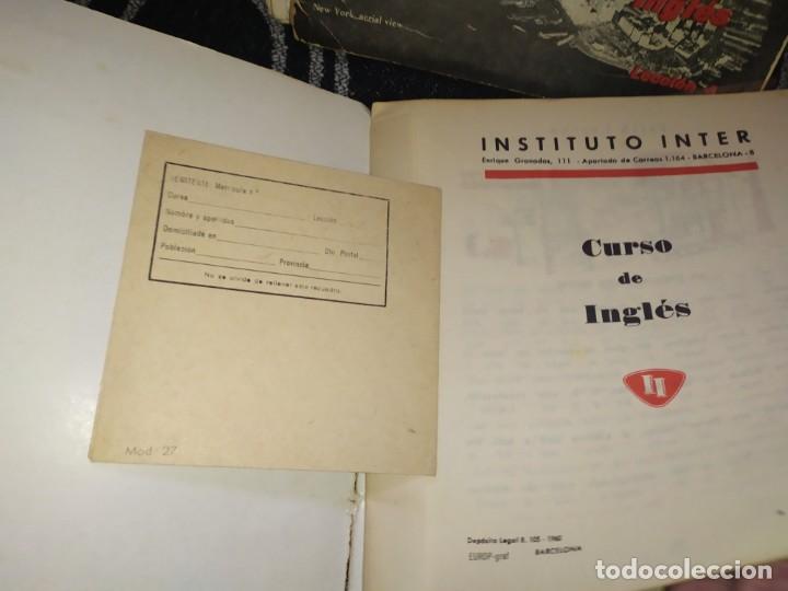 Libros antiguos: CURSO INGL&Eacute;S INSTITUTO INTER DISCOS LIBROS EJERCICIOS - Foto 51